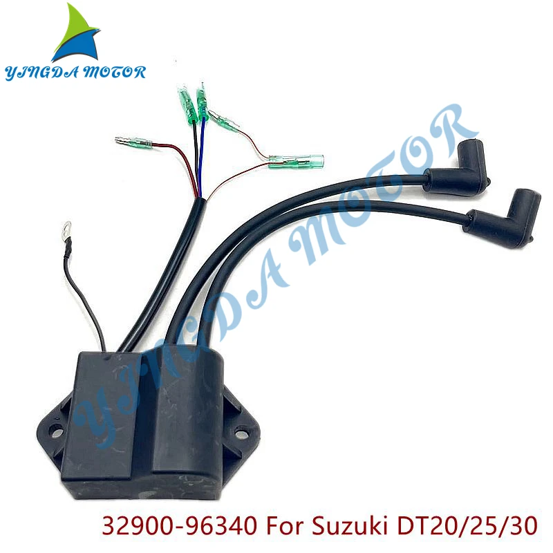 32900-96340 Unit,CDI with Igntion Coil for Suzuki Outboard DT20 DT25 DT30 20HP 25HP 30HP 32900-96340-000 Boat Engine Parts