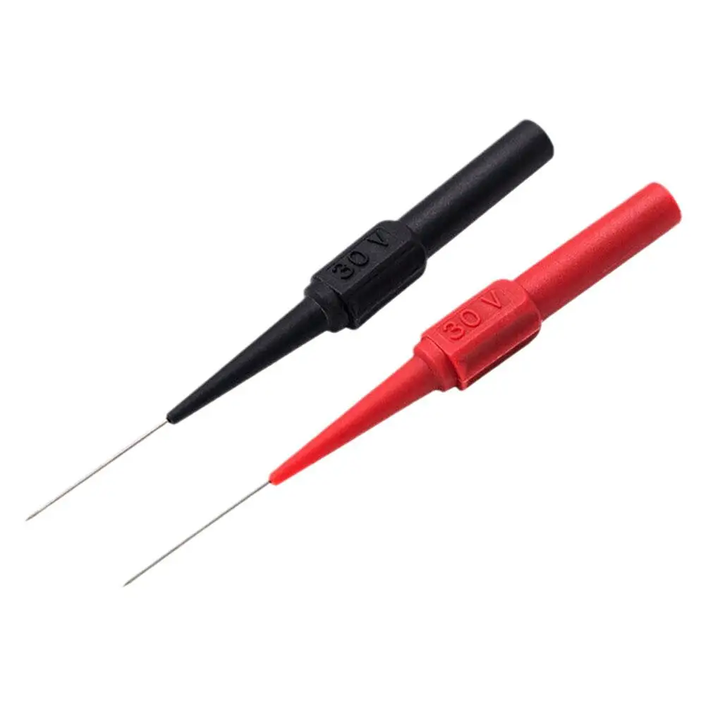 Car Tip Probes Diagnostic Tools Test Probe Needle Mul-timeter Puncture Tools Stainless Probe Back Mechanical Pin D2y4