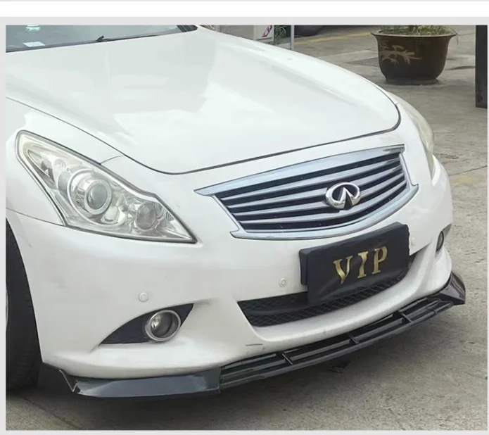 

G37 Car Front Bumper Splitter Lip Spoiler Bumper Lip Diffuser Body Kit Cover Trim For Infiniti G37 Sedan 2010 2011 2012 2013