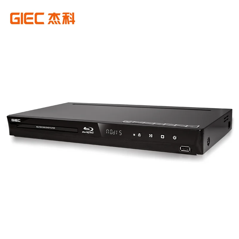 GIEC G3005 Blu ray Player DVD VCD BD Player 3D DTS Portable 5.1 Channel Supports Decoding 1080P HD Full Area Free