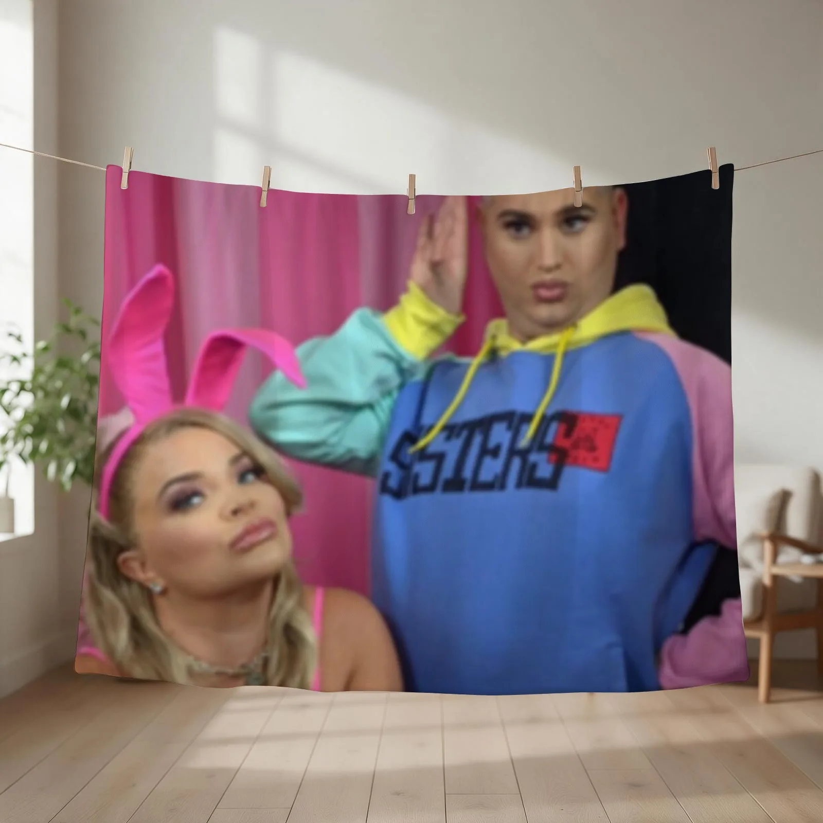 New Trisha paytas and Ethan klein Throw Blanket couch cozy soft plush fuzzy picnic outdoor blanket