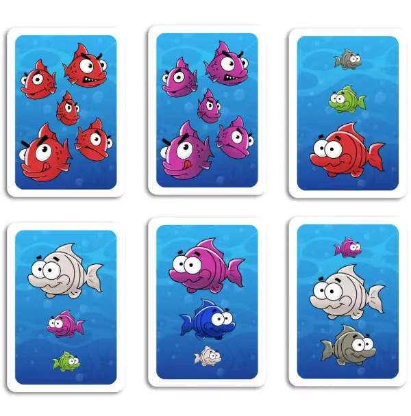 Dirty Pig/Crazy Fish Puzzle Cards Game 2-5 Players Family/Party Board Game