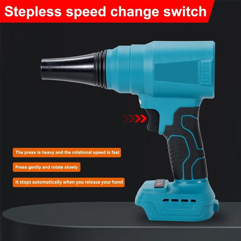 

Upgraded 18V Brushless Dust Blower with Compressed Air Collector and Large Capacity Motor for Handheld Power Tools