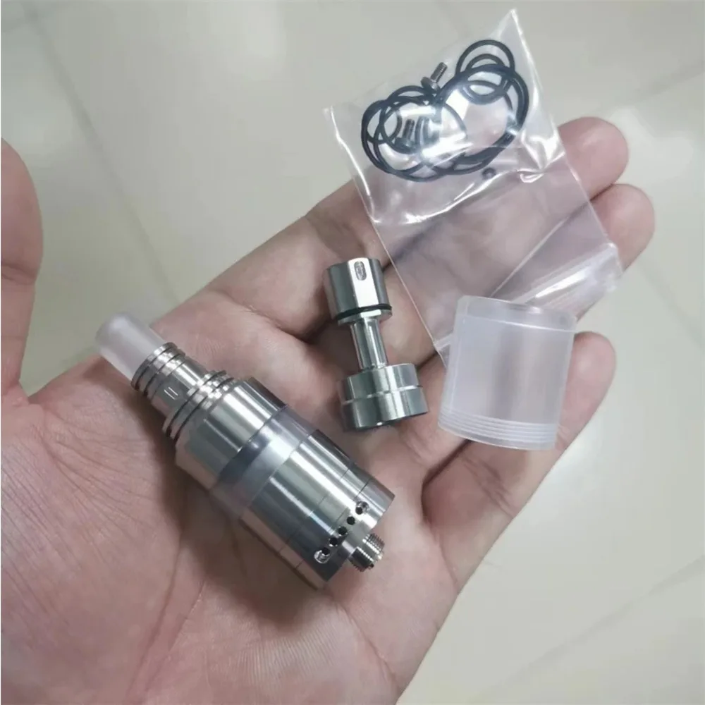 YFTK Style Ka V6 22mm RTA Vape System przez-Ka V6 RTA 316SS Atomizer z wymiennym zbiornikiem 3.3ml Nano RTA Atomizer do Vape Mods