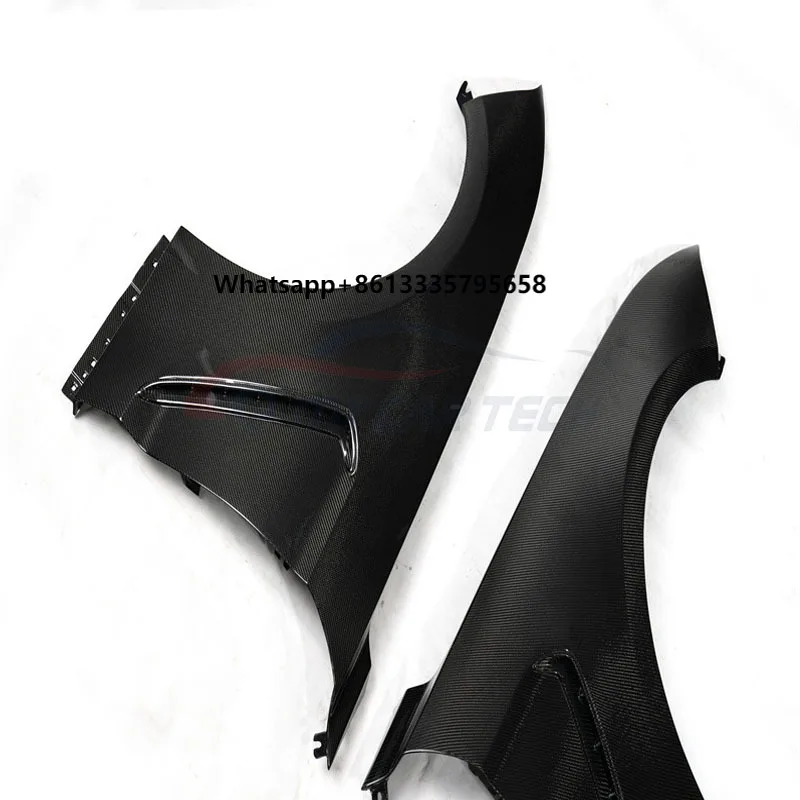 

For The Later Ford Mustang Fender Iron Aluminum Material Modified Fender Carbon Fiber Perforated Fender Wing