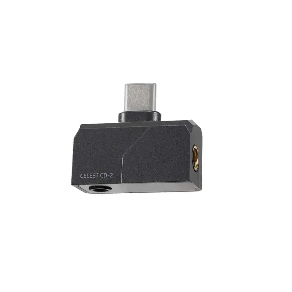 Kinera Celest CD-2 Draagbare HIFI Hoofdtelefoonversterker Audio DAC Amp 32bit/384kHz Type-c Naar 3.5+4.4mm voor Android IOS Mac