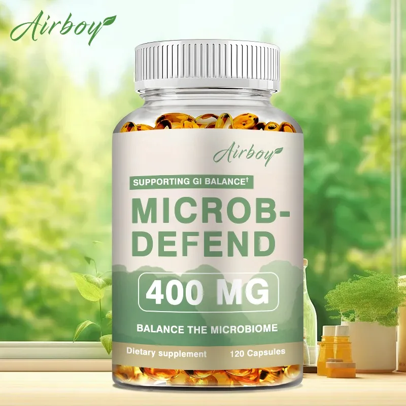 

Thyme, Oregano, Clove , Digestive Supplement for Men and Women, GI Repair Softgels | Microb-Defend
