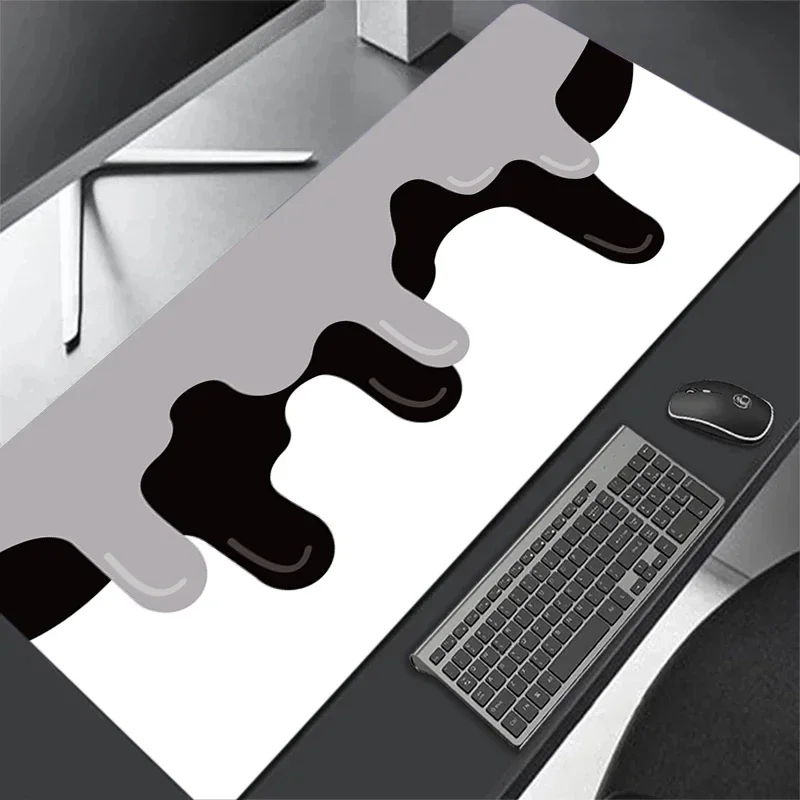 Liquid Art 80x30cm XL Lockedge Large Gaming Mouse Pad Computer Soft Gamer Keyboard Mouse Mat Beast Desk Mousepad for PC Desk Pad