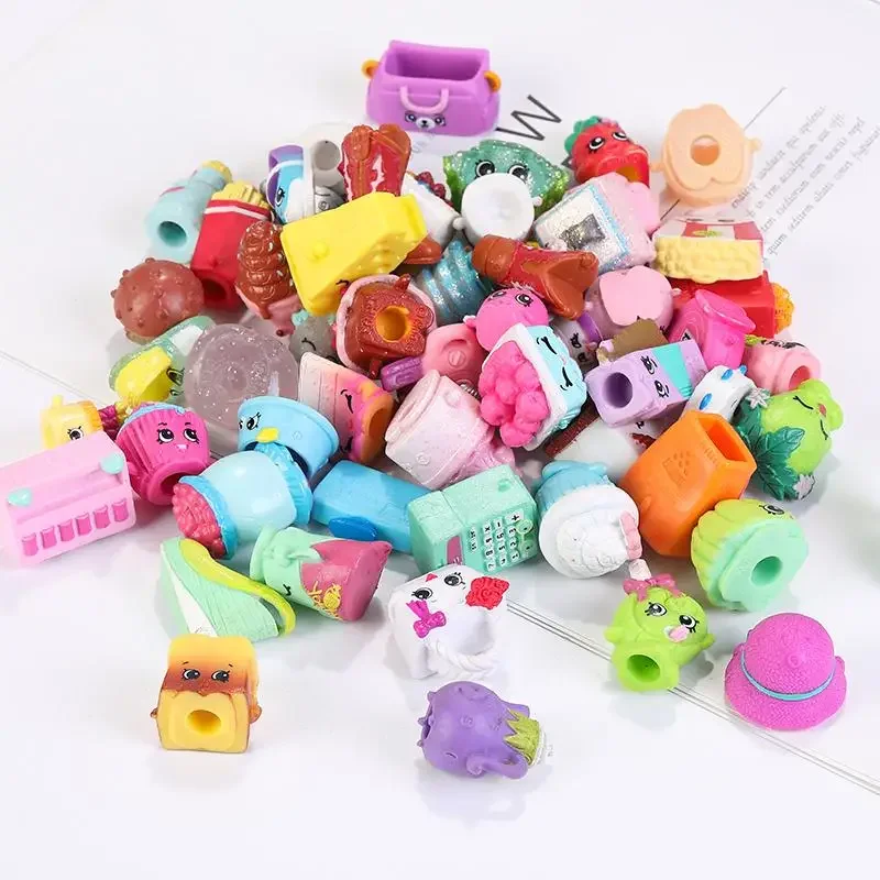 5-10pcs Miniature Shopkines Fruit Dolls Action Figures for Family Kids Birthday Christmas Gift Playing Toys Mixed Seasons