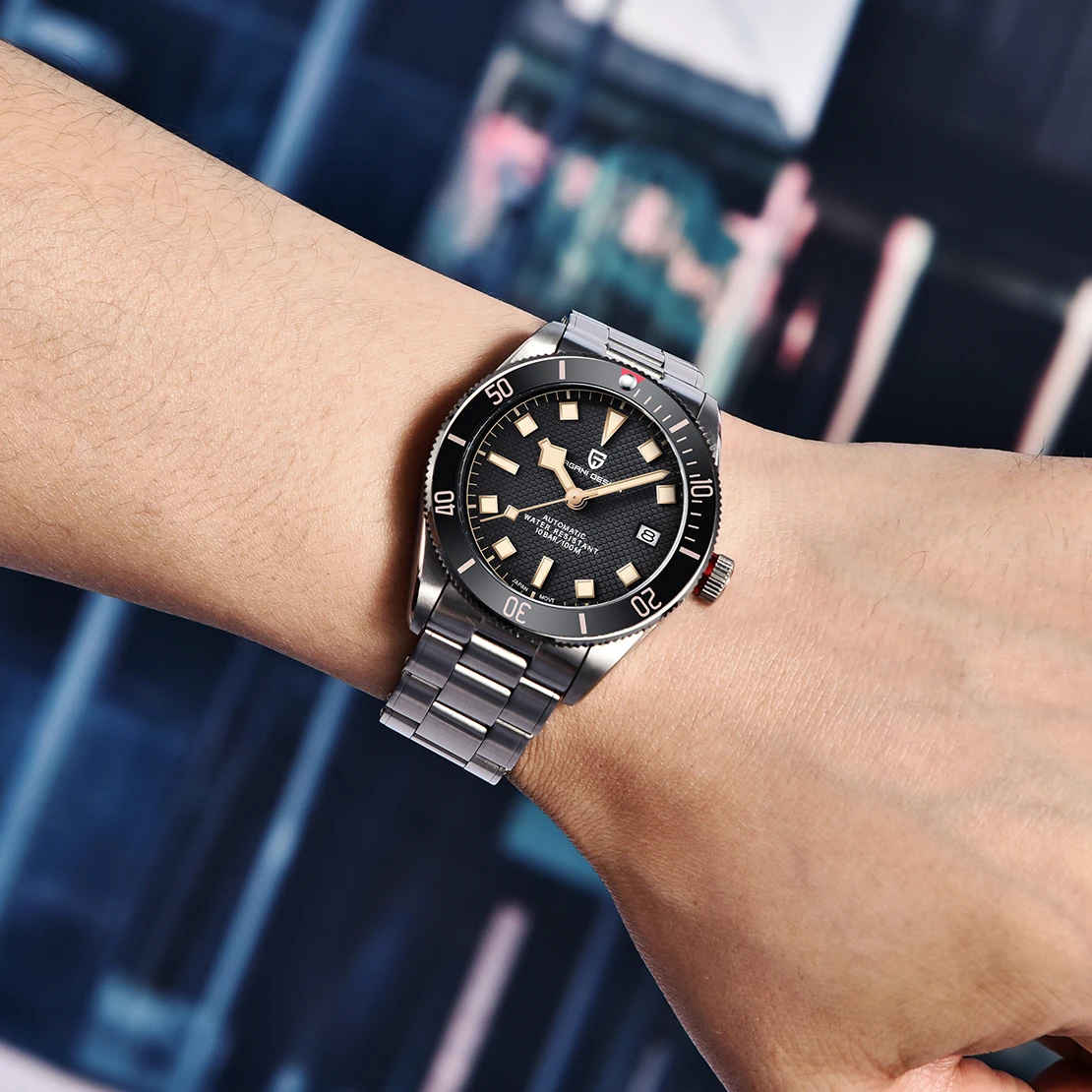 2025 جديد PAGANI تصميم قمة فاخرة BB58 ساعات أوتوماتيكية للرجال الميكانيكية الرياضية الفولاذ المقاوم للصدأ مقاوم للماء ساعة معصم للرجال #3