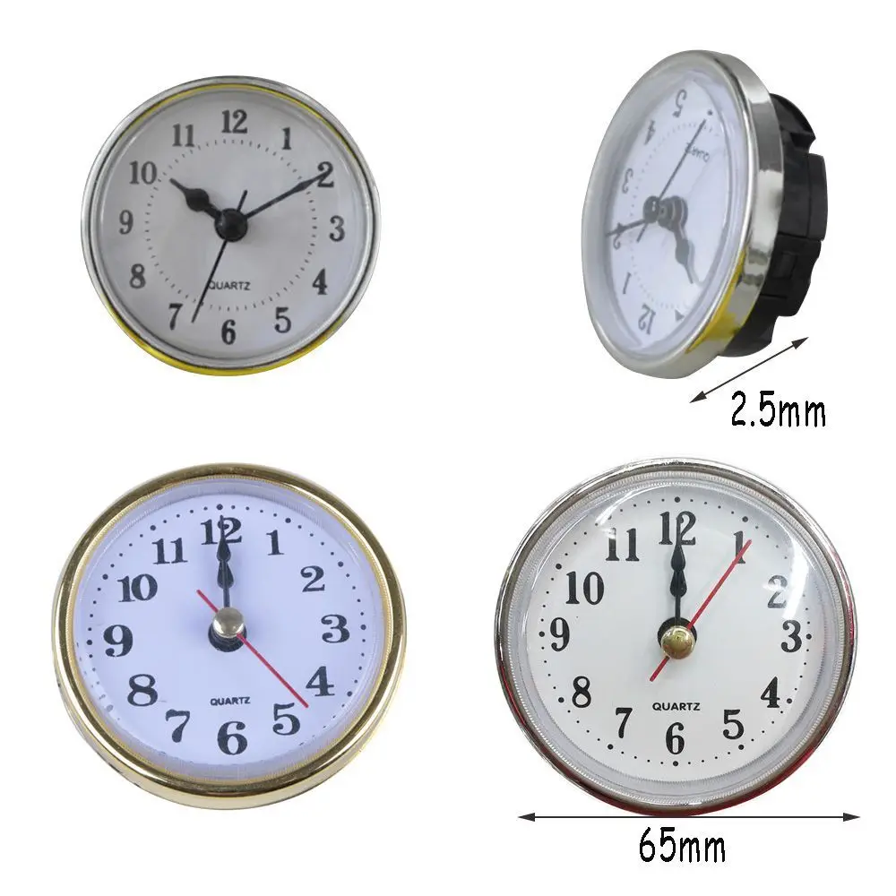 Practical Roman Numeral Gold Trim Repair Replacement Clock Quartz Mechanism Shellhard  Movement Insert  DIY Parts
