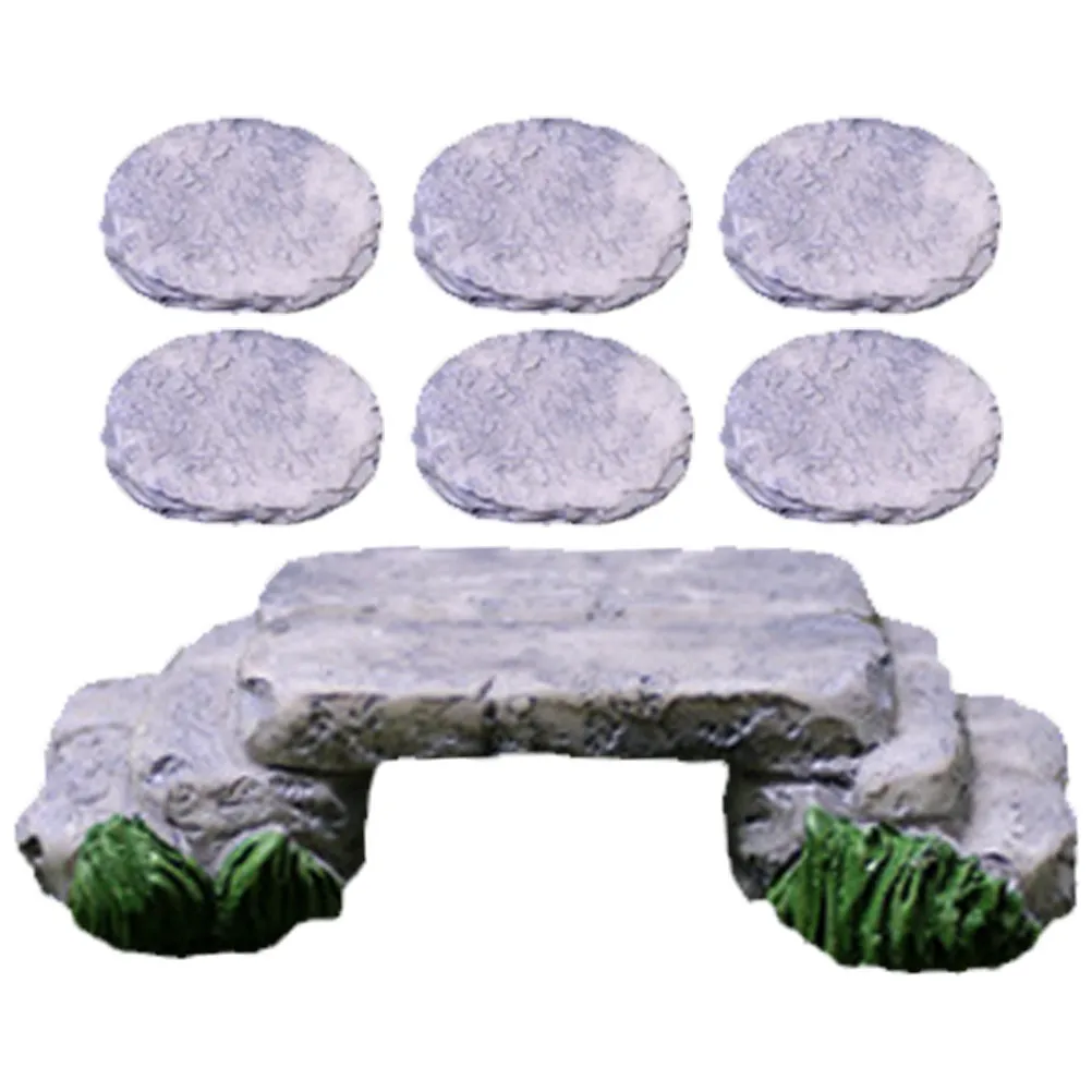 

1Set Mini Stepping Stone Charming Creative Design Outdoor Garden Patio Pathway Decoration Unique Artistic Fairy Garden Bridge