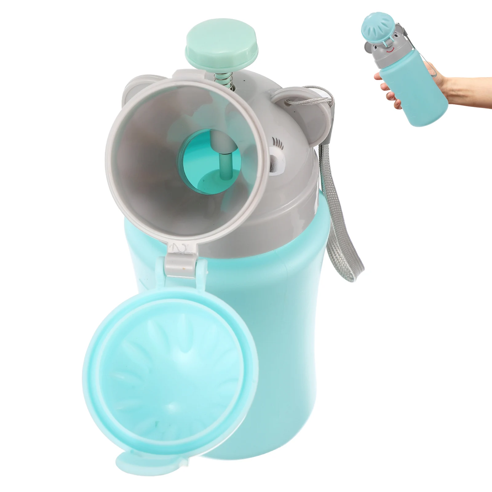 طفل رضيع مانعة للتسرب المحمولة مبولة السفر الكرتون قعادة التدريب كوب المرحاض زجاجة للأطفال الصغار الطفل الاشياء لحديثي الولادة