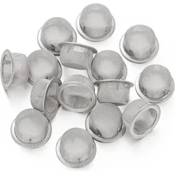 16mm Diameter Tobacco Smoking Pipe Metal Filter 5/10/20/50Pcs Screen Steel Mesh Smoking Pipe Filter Tobacco Accessories
