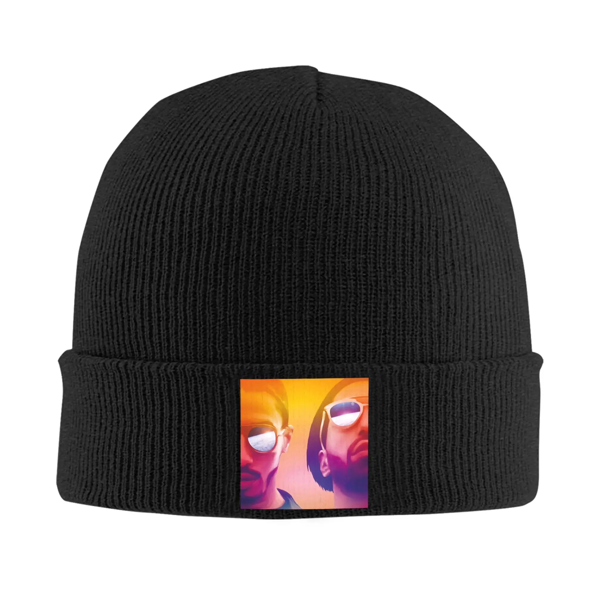 QLF PNL Le Monde Chico Skullies Beanies Caps For Men Women Unisex Winter Warm Knitting Hat Adult French Rapper Music Bonnet Hats