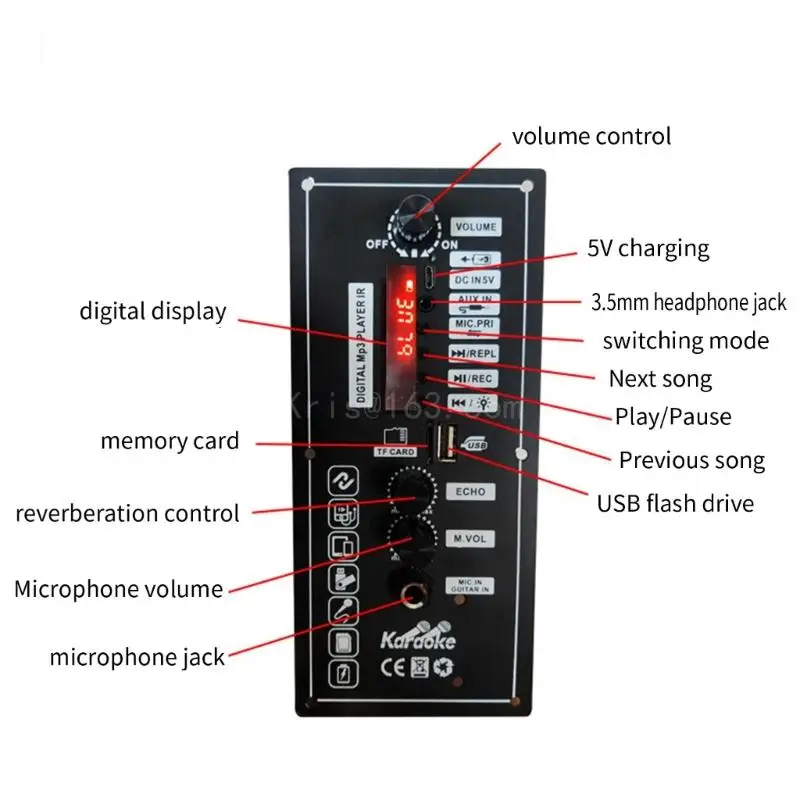 Power Amplifier Board Specially For Car Mounted,Square Dance Speaker