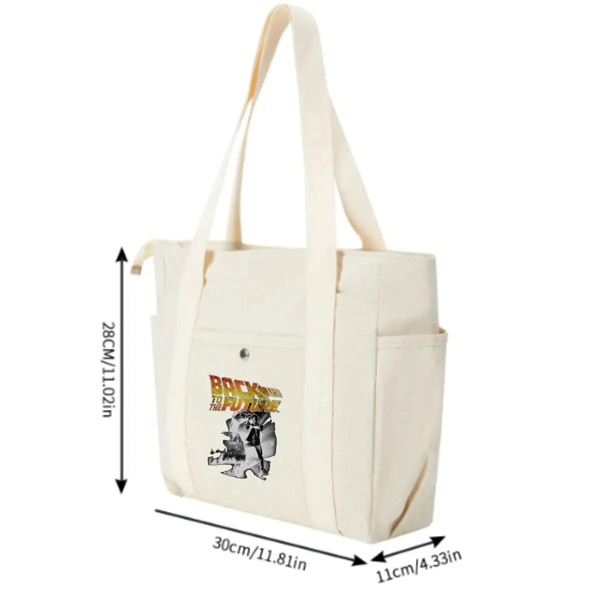 Back Future Again Retro Spirit  Layered Multi-Pocket Shoulder Bag Women's Minimalist Commuter Storage Bag