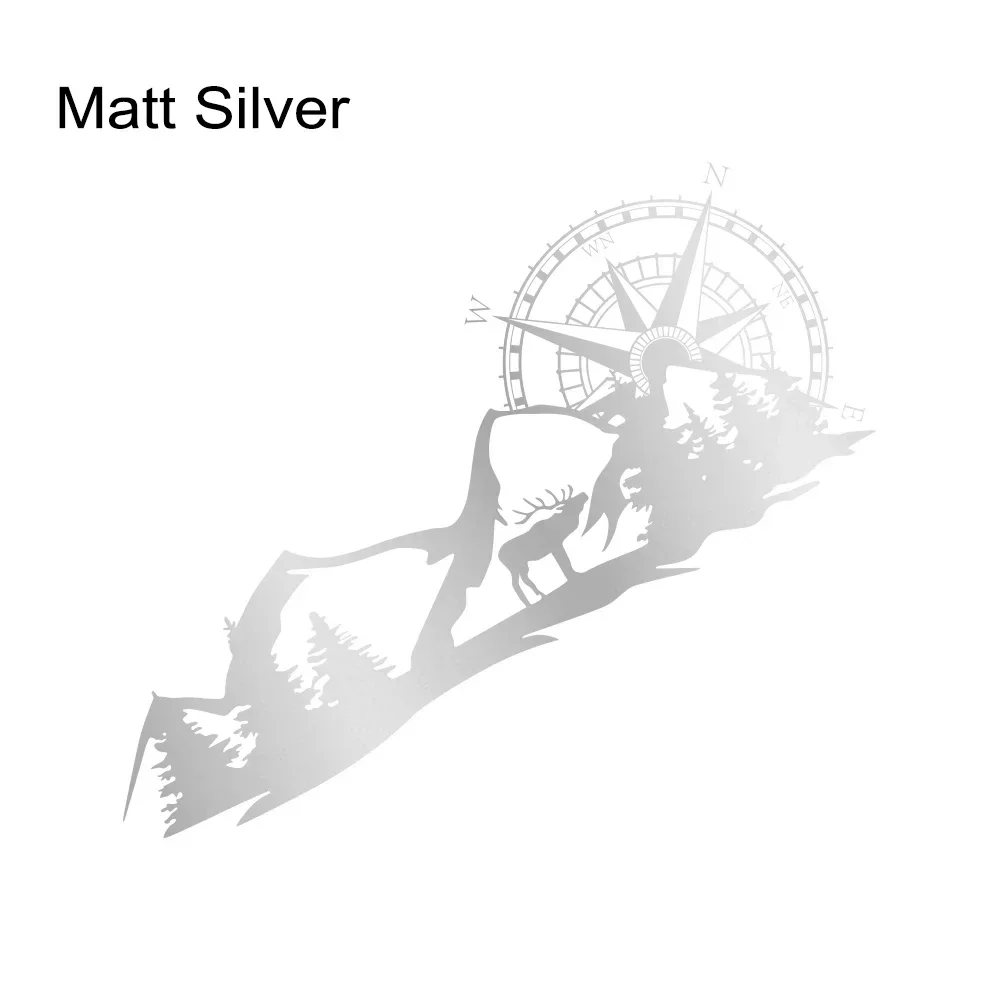 ملصقات سيارات لرسومات جبل الغابات للمنزل المتنقل Horsebox Caravan RV شاحنة التخييم ديكور الجسم شارات الفينيل الملحقات