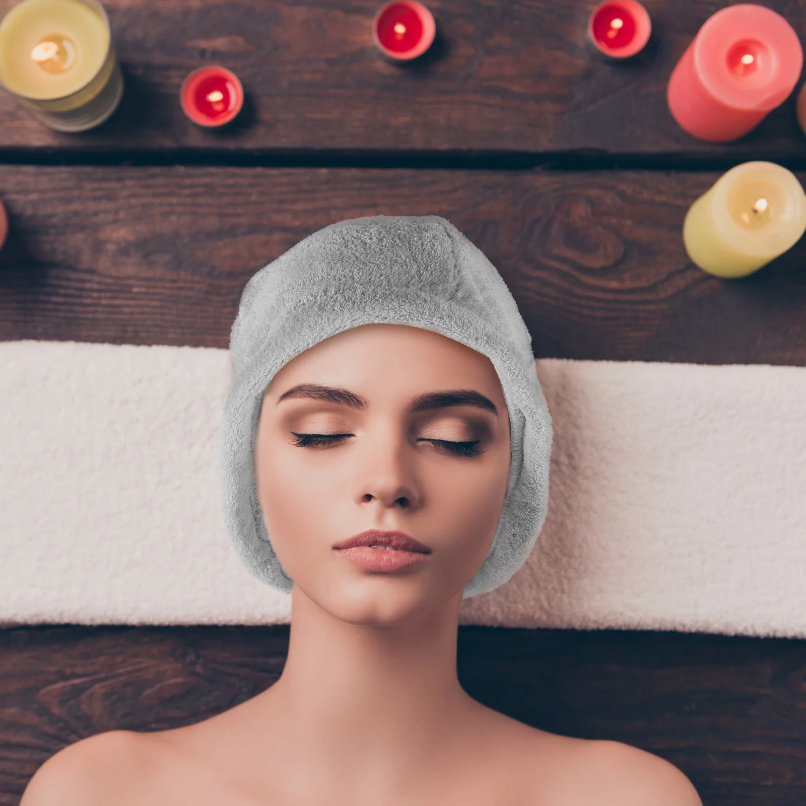 

Шапка для сауны, традиционная мягкая дышащая защита волос для мужчин и женщин, шапочка для ванны, аксессуары для сауны, подарок, шапочка для отпаривания волос