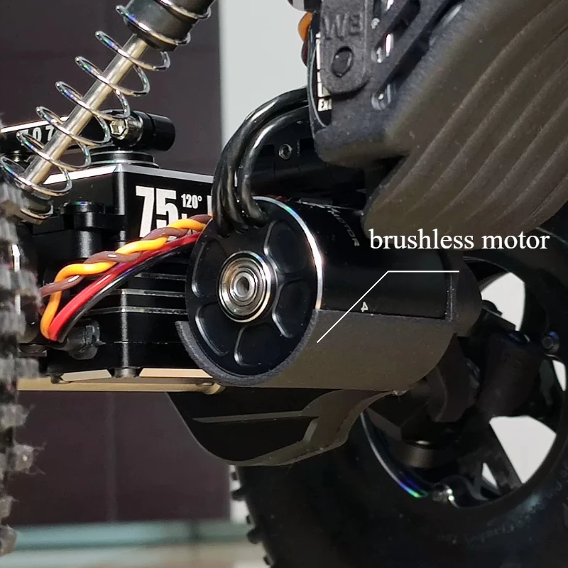 1/10 RC Brushless Motor 1800KV Super Strong Magnetic Force and High Torque Electric Toy Climbing Car Accessories