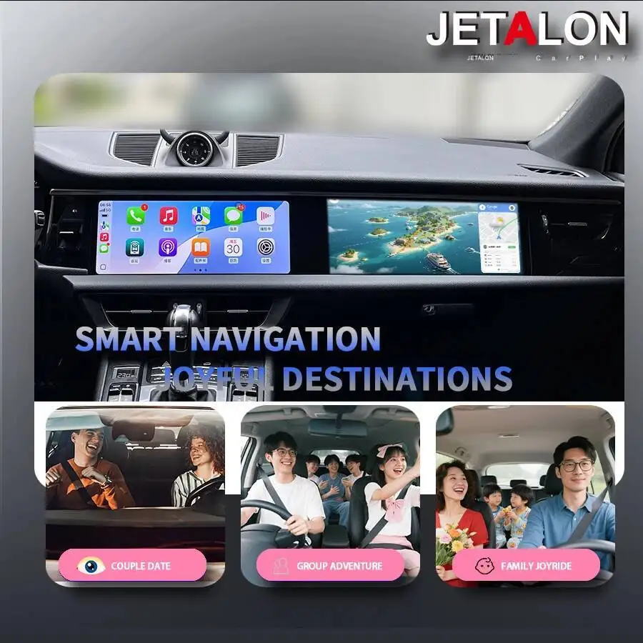 12.3 + 12.3 بوصة شاشة مزدوجة أندرويد 13 لبورشه ماكان 2018-2024 راديو السيارة الوسائط المتعددة مشغل فيديو Carplay نظام تحديد المواقع والملاحة ستيريو