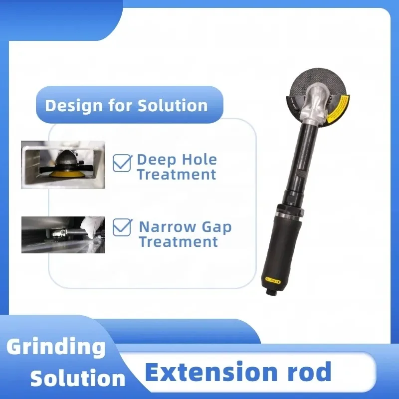 Professional Pneumatic Extension Rod Air Power Die Grinder for Narrow Gap Treatment