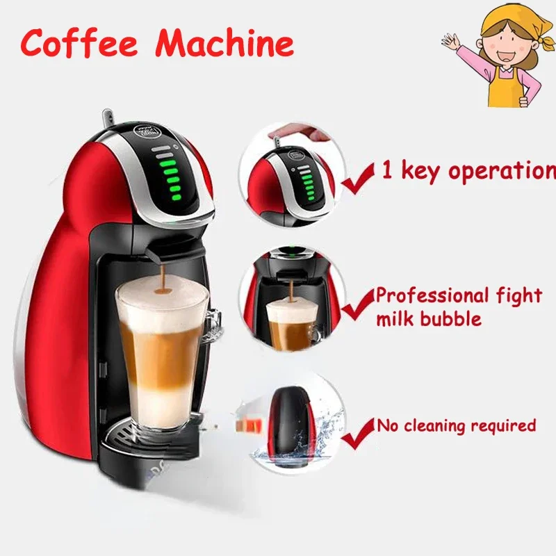 Automatic Coffee Machine Cafetera Espresso Machine Household Coffee Machine Intelligent Italian Capsule Coffee Maker