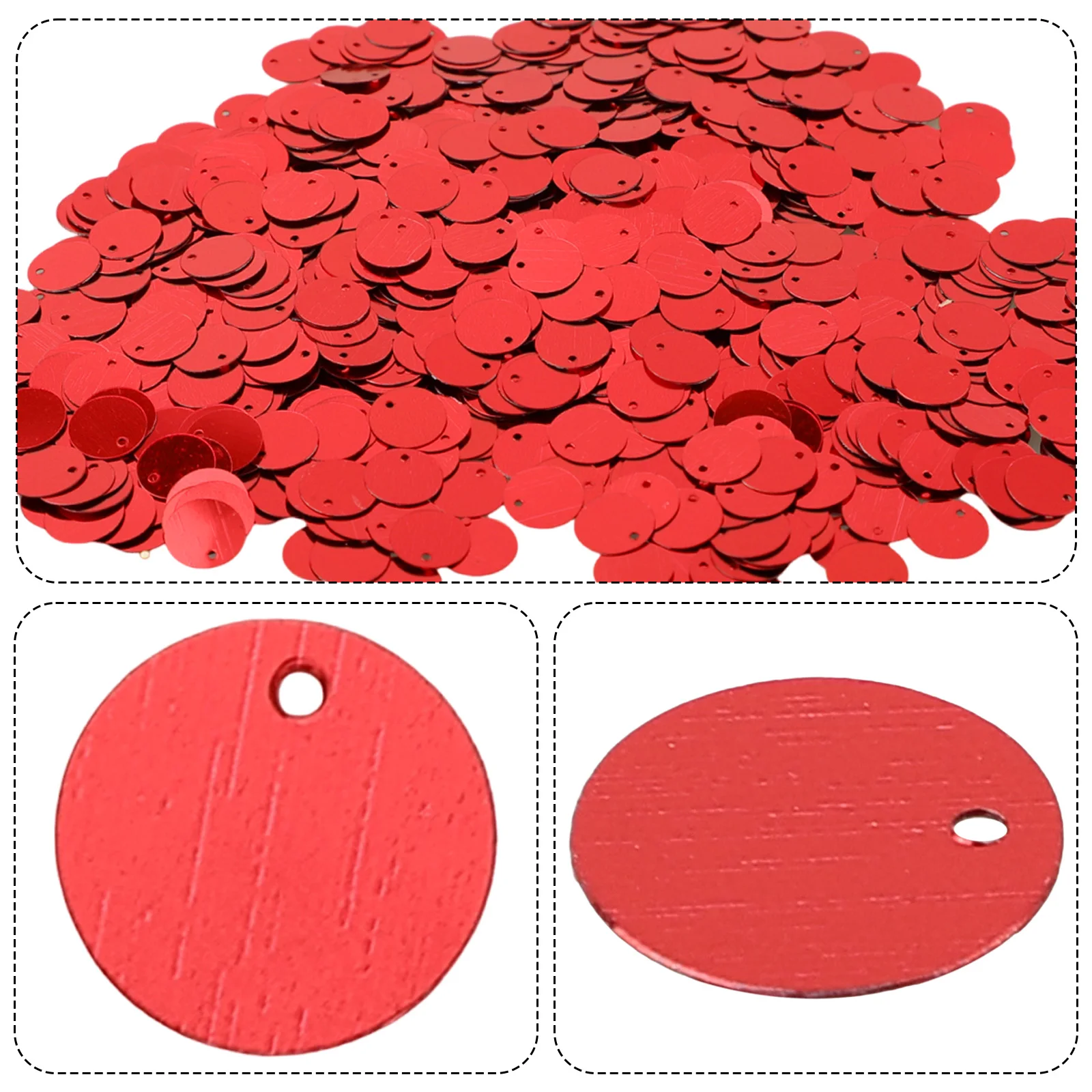 Fitment Mm Round Sequins Hat Decorations DIY Plastic Sequins Handmade Jewelry DIY Handmade Jewelry Vibrant S Mm Plastic Sequins