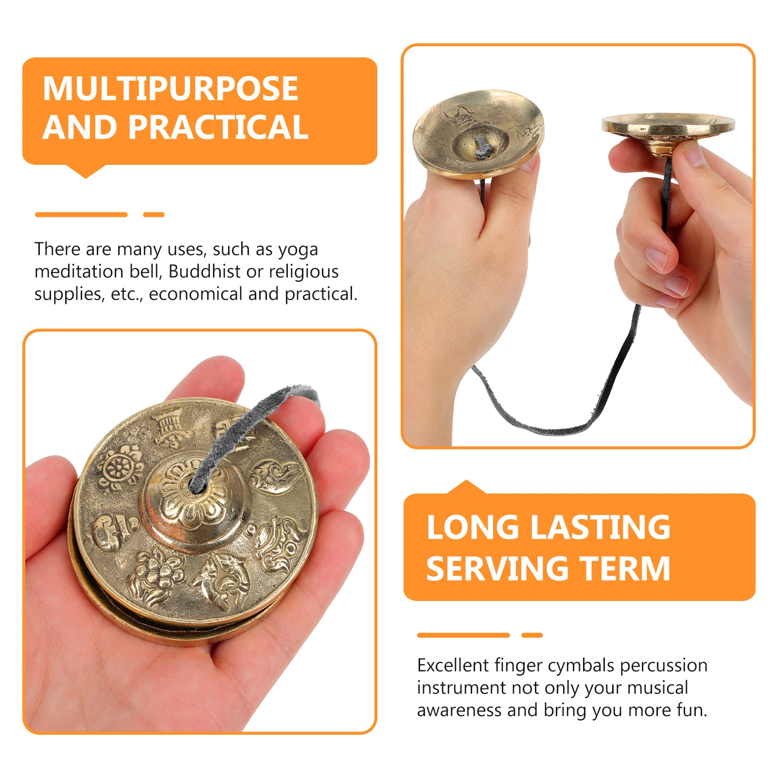 

Touch The Bell Sound Percussion Instruments Creative Cymbal Yoga Copper Pipe
