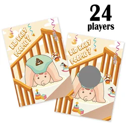 Baby Shower Party Gender Revealing Game Scratch Cards Baby Shower Party Decoration Supply