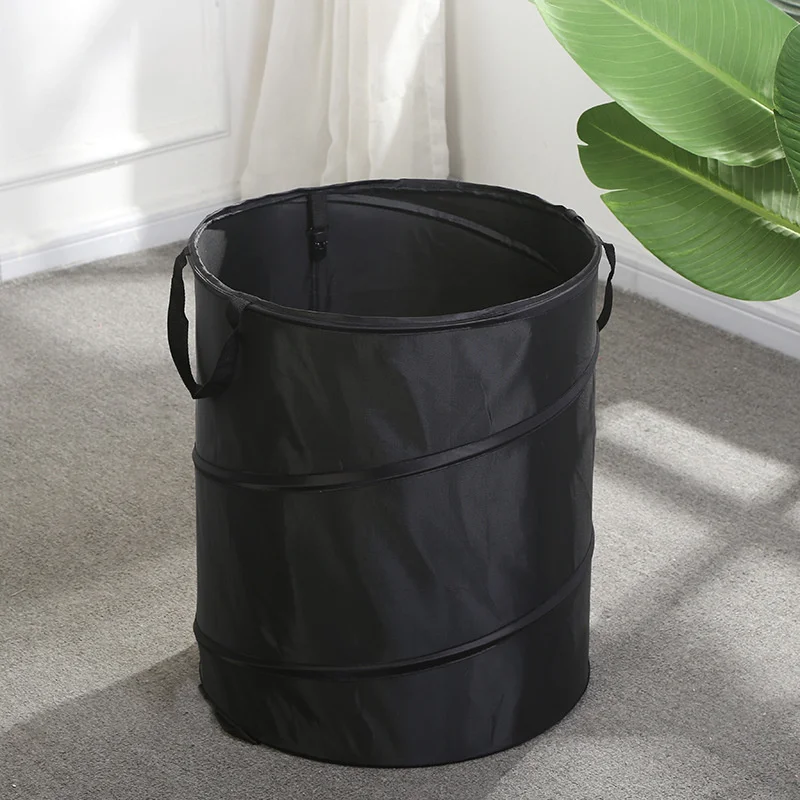 Outdoor Portable Pop-up Trash Can - Folding Camping Garbage Bag for Gardening Leaf Buckets - Durable Easy-to-Use Garden Waste Di