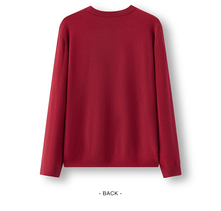 Semir Strickpullover für Herren, Winter-Kaschmirmischung, wärmeisolierend, antibakteriell, 2025, neue Basic-Rundhalsausschnitt, schwarze Basisschicht – Detail 14