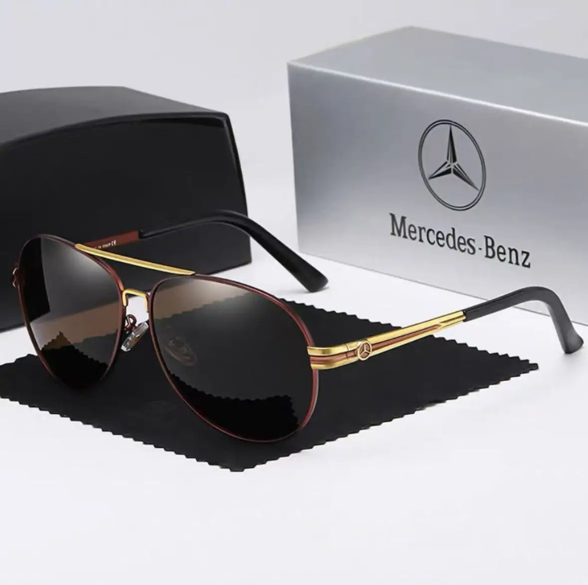 Mercedes Benz A B C E V S Class GLA GLB GLC GLK GLS SLK ML SL Vito Car Fashion Leisurely Polarized Sunglasses Anti Glare Goggles