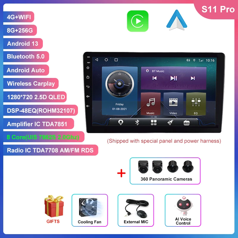 8-Core 4G WIFI Touchscreen GPS Navigatie Video Player DSP Stereo Android Multimedia voor Lexus IS200 1999 ~ 2005 Toyota Altezza