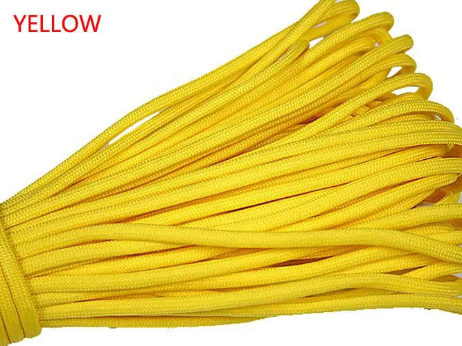 1 Stück 550 Paracord Fallschirmschnur Lanyard Mil Spec Typ III 7 Strang Kern 100 FT 27 Farben zum Klettern Camping/Armband – Detail 15