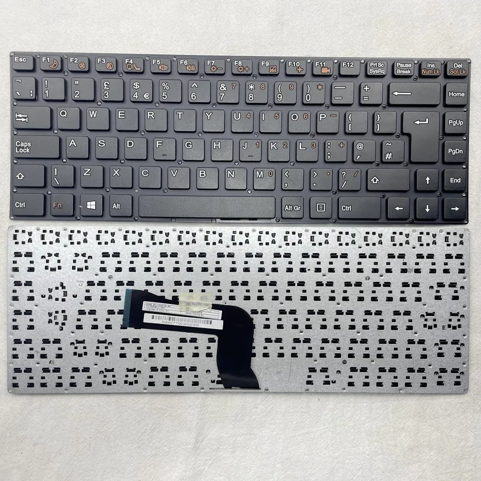 

UK Laptop Keyboard For ECS US40II Cce Ultra Thin Ht345 MP-13A66GB-360 82B382-FT3001 uk Layout