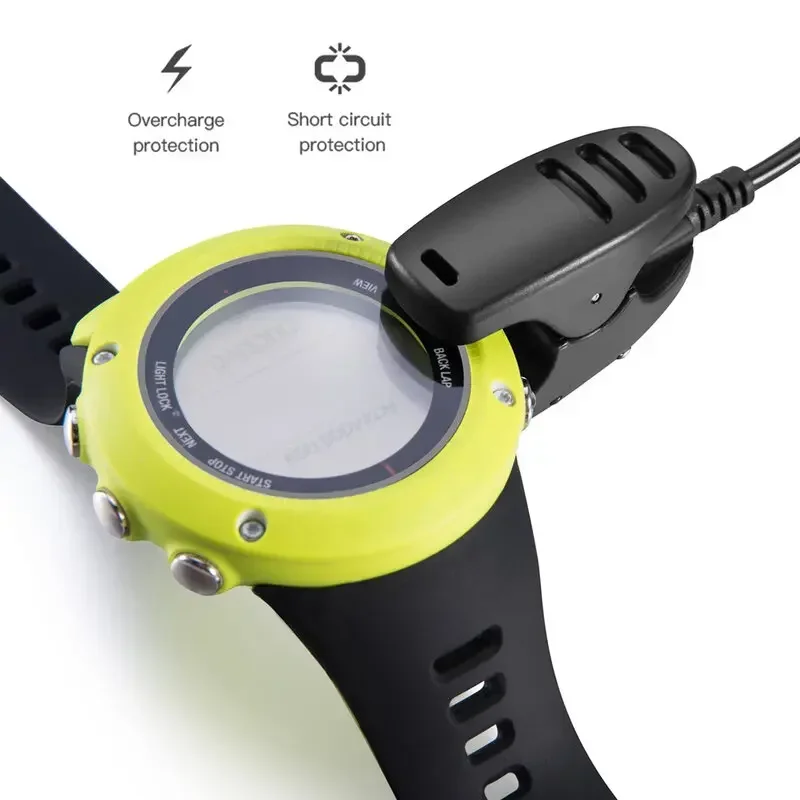 USB Charging Clip Cable for Suunto 5 3 Fitness/Spartan Trainer/Ambit 123/Traverse/Kailash Smart Watch