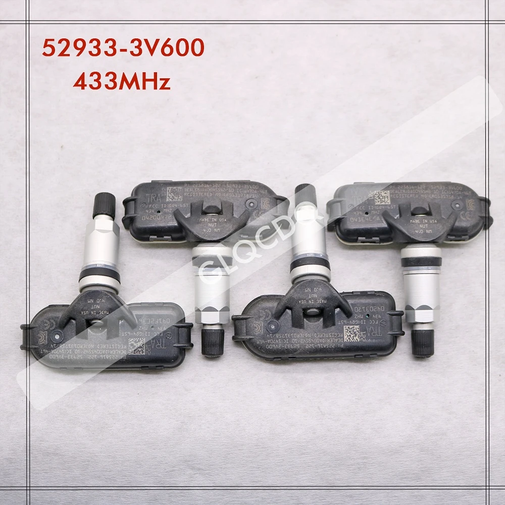 4PCS TPMS FOR 2011-2017 KIA RIO (UB) TIRE PRESSURE SENSOR TPMS 433MHz 52933-3V600 529333V600 TIRE SENSORS