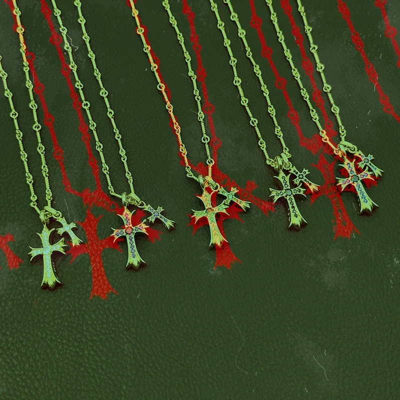 

Ожерелье из чистого серебра 925 пробы, мужская и женская европейская и американская подвеска с бриллиантами в стиле хип-хоп, классический стиль