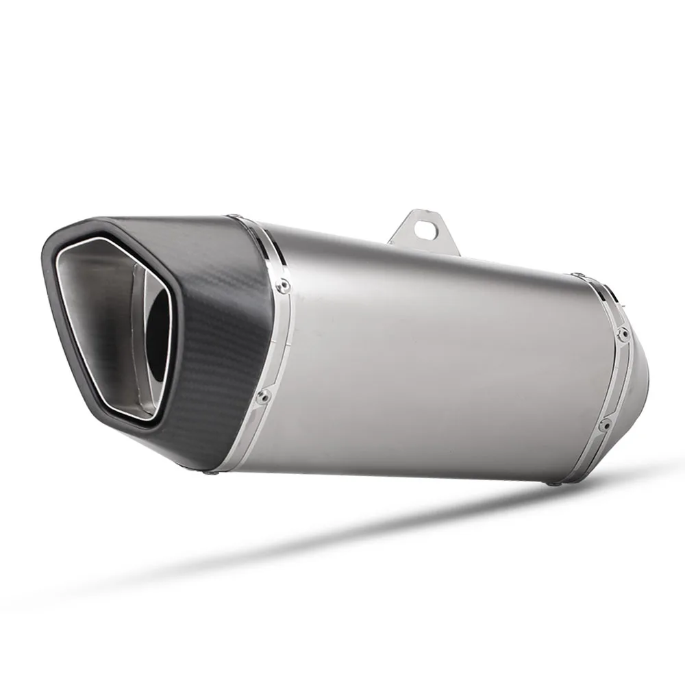 

STLF Universal 51mm Motorcycle Exhaust Muffler Escape for RS660 R7 R6 R3 Ninja Z 400 250 Z900 ZX6R