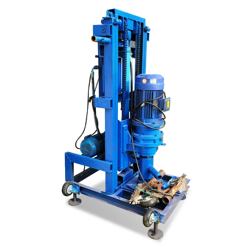 Customized Small Portable Diesel Hydraulic Mini Borehole Water Well Drilling Machine Rig Price