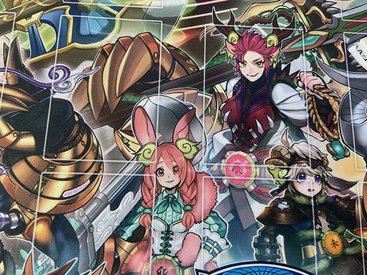 YuGiOh Zoodiac Thoroughblade Playmat Zoodiac Drident TCG CCG Mat