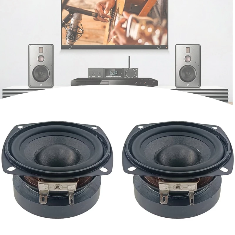 

3Inch 78mm Full frequency Speaker Tweeters 4Ohm 15W Bass Speakers Horn Multimedias Speaker H8WD