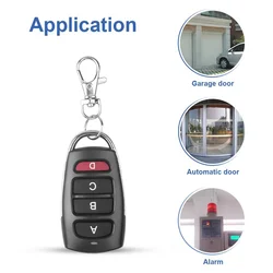 HomeFish 2Type RF Remote Control Key 433MHz Transmitter Code Learning Cloning Duplicate Copy for Electric Garage Door Opener Car