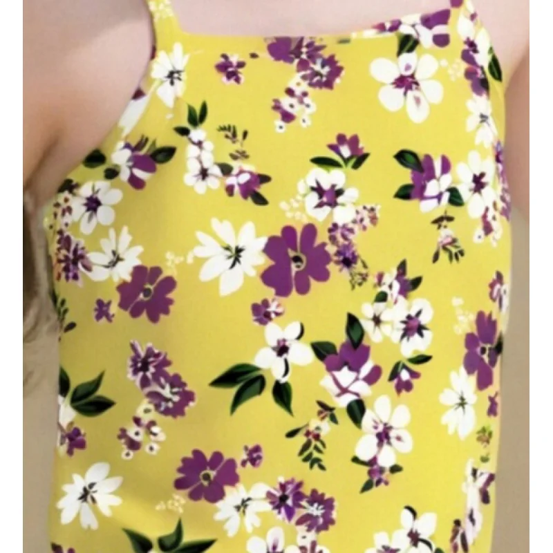 Vente chaude! Nouveau pour l'été 2025 : robe fendue à fines bretelles à motif floral bohème pour filles, idéale pour les vacances à la plage et les styles de fête