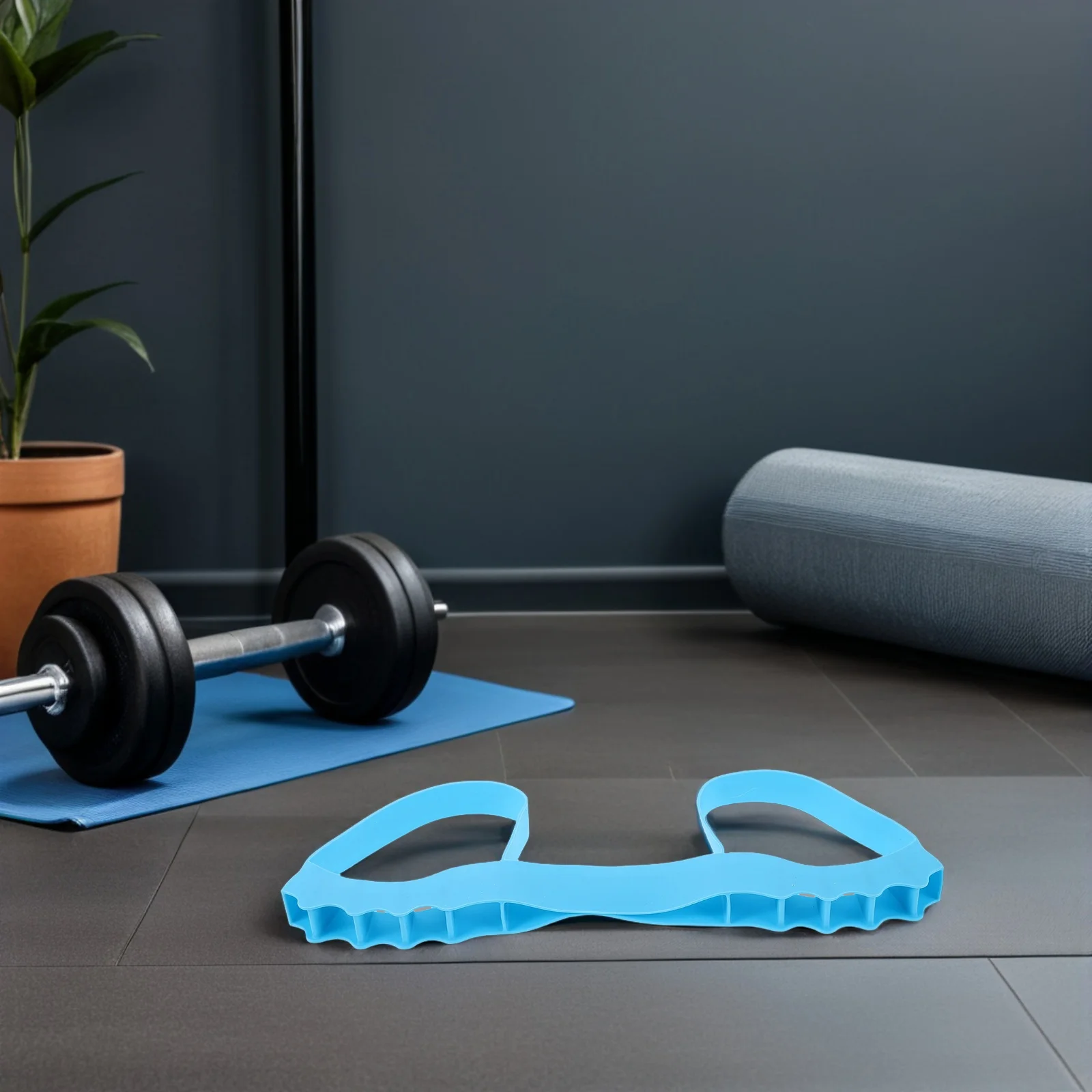 

1pcs Foot Stretching Band Blue Multifunctional Resistance Bands For Feet Toe Mobility Leg Training Hip Sculpting Workout Fabric