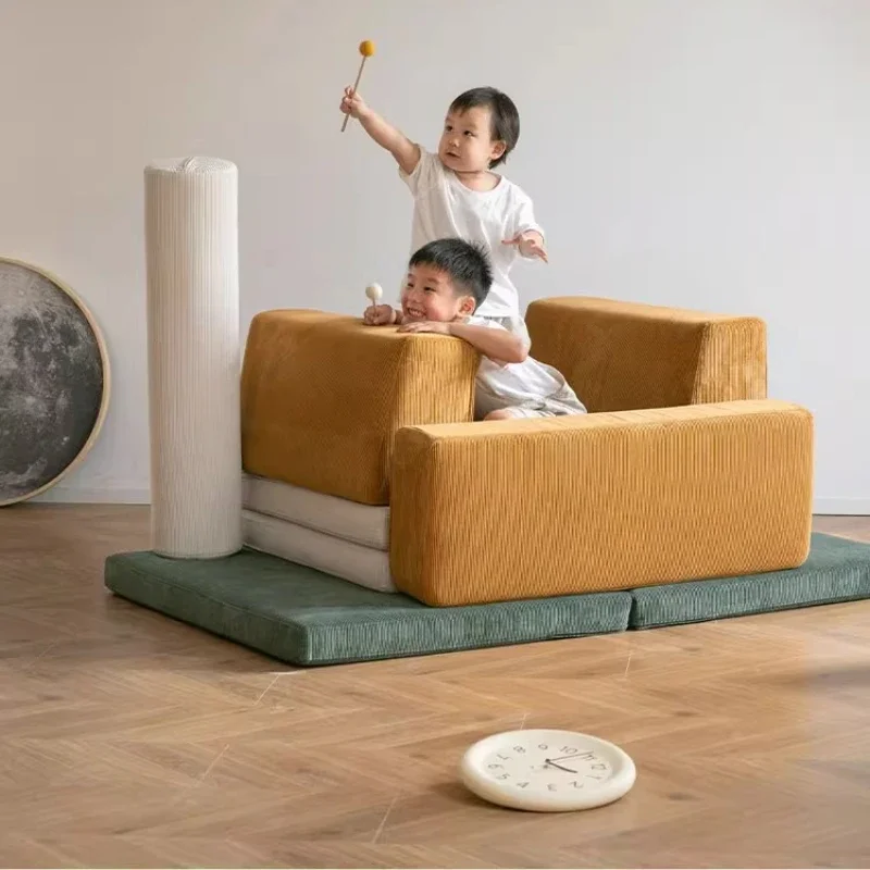

Time machine sofa, removable and washable free combination module sofa multi-functional game building block sofa