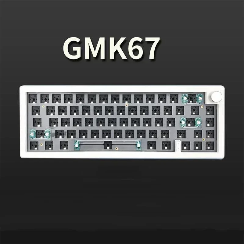 Hot Swappable Mechanical Keyboard Gasket Bluetooth 2.4G RGB Backlit Gasket Structure Keyboard 3 Mode Customized Keyboard