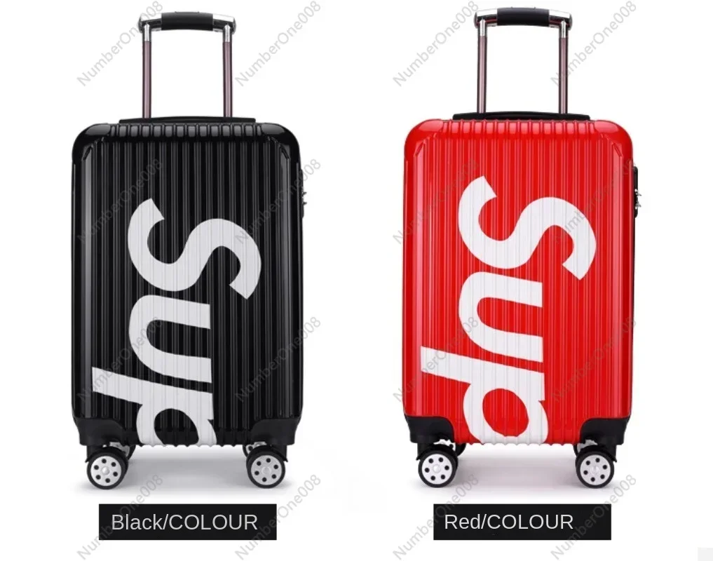 20-Inch Student Suitcase Custom-printed Logo Large-capacity Outdoor Suitcase Universal Wheel Password Boarding Case