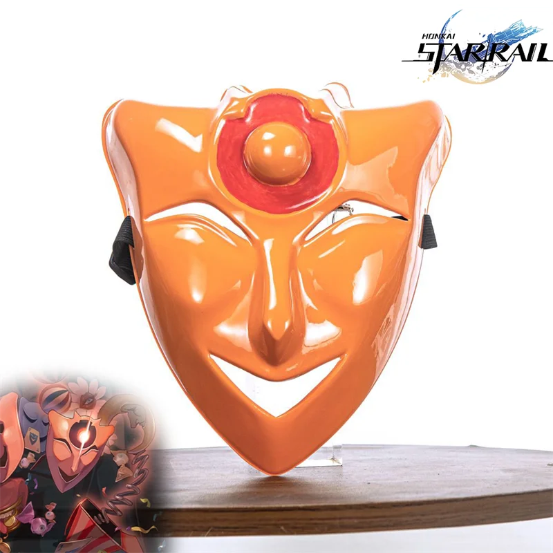 Máscara de Cosplay del Juego Honkai: Star Rail Aha, Máscara Facial Completa, Casco para Halloween, Festivales, Fiestas, Accesorios Unisex para Adultos, Disfraz
